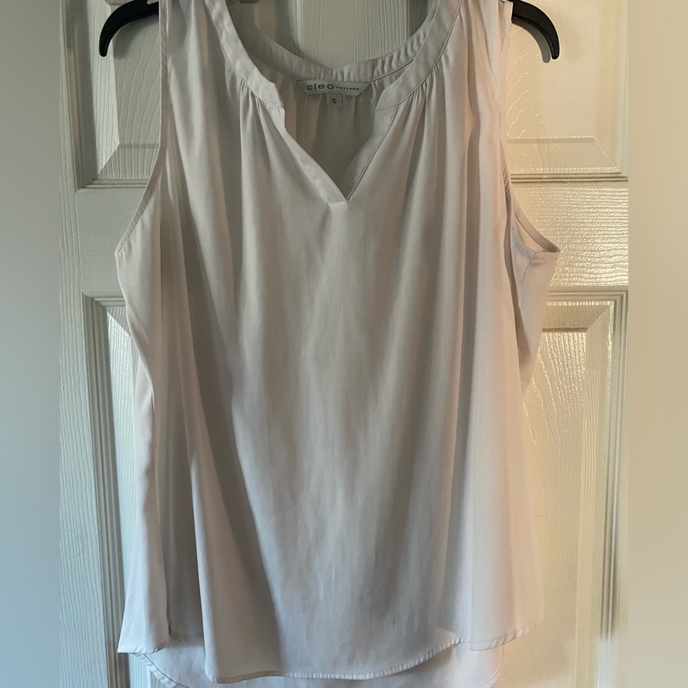 Cleo Petites XL white blouse